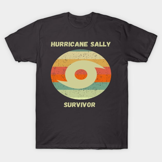 Hurricane Sally Survivor T-Shirt by Lone Wolf Works